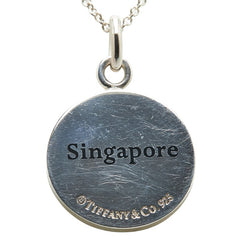 ティファニー ラスベガス ポーカーチップ ネックレス シルバー SV925 シルバー レディース TIFFANY&Co. 【中古】