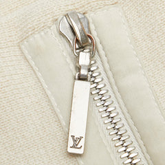 ルイ ヴィトン マフラー アイボリー カシミヤ レディース LOUIS VUITTON 【中古】