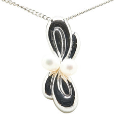 タサキ パール ネックレス SV925 シルバー 真珠 レディース TASAKI 【中古】