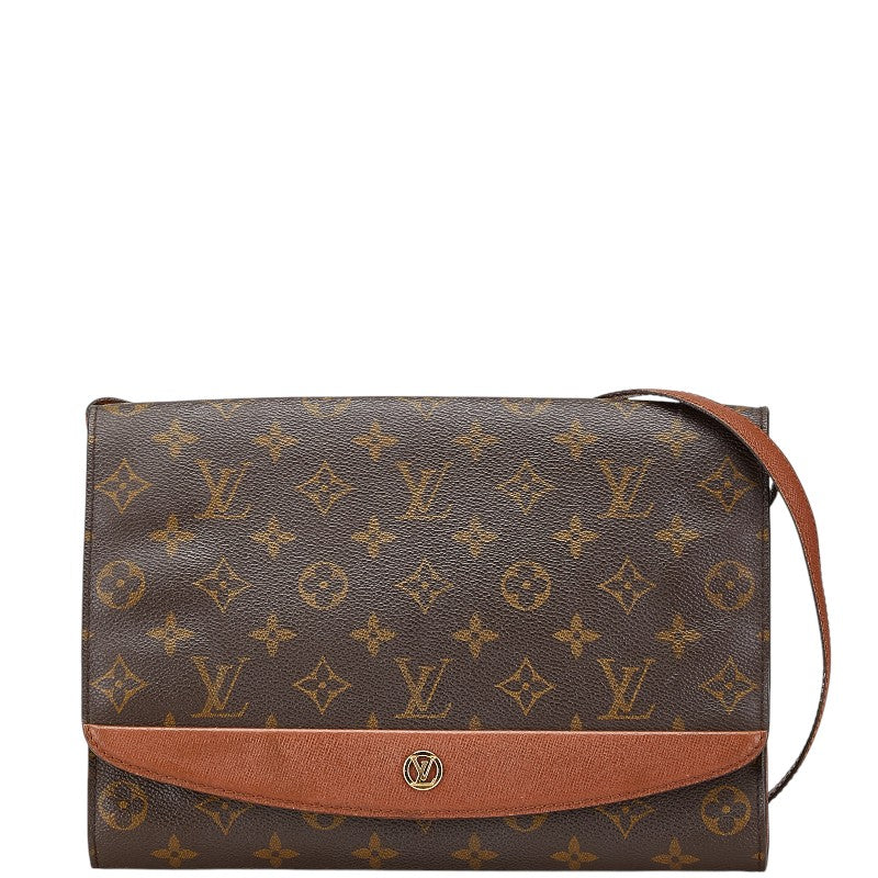 ルイ ヴィトン モノグラム ボルドー 斜め掛け ショルダーバッグ M51797 ブラウン PVC レザー レディース LOUIS VUITTON 【中古】