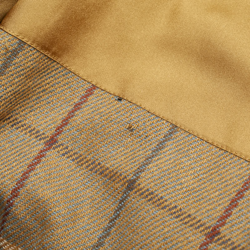 バーバリー チェック ステンカラーコート バルマカーンコート カーキ コットン メンズ BURBERRY 【中古】