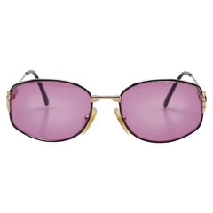 グッチ サングラス パープル ブラック ゴールド プラスチック レディース GUCCI 【中古】