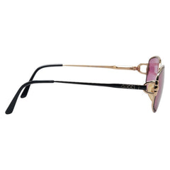 グッチ サングラス パープル ブラック ゴールド プラスチック レディース GUCCI 【中古】