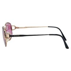 グッチ サングラス パープル ブラック ゴールド プラスチック レディース GUCCI 【中古】