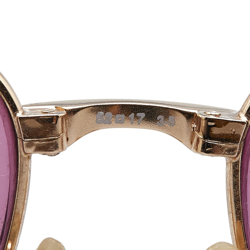 グッチ サングラス パープル ブラック ゴールド プラスチック レディース GUCCI 【中古】