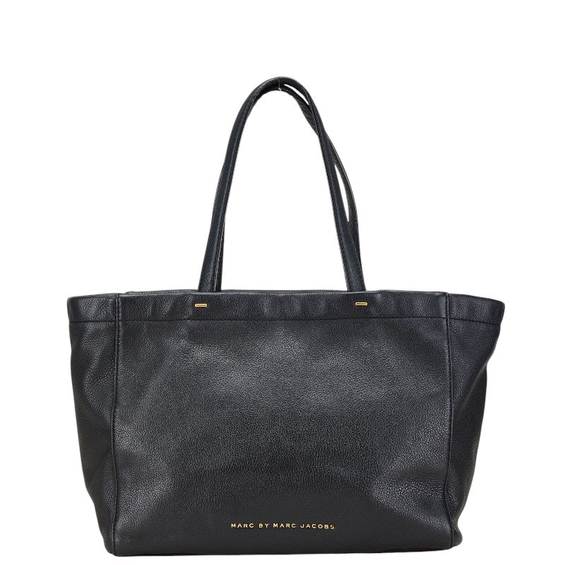 マークジェイコブス トートバッグ ショルダーバッグ ブラック レザー レディース MARC JACOBS 【中古】