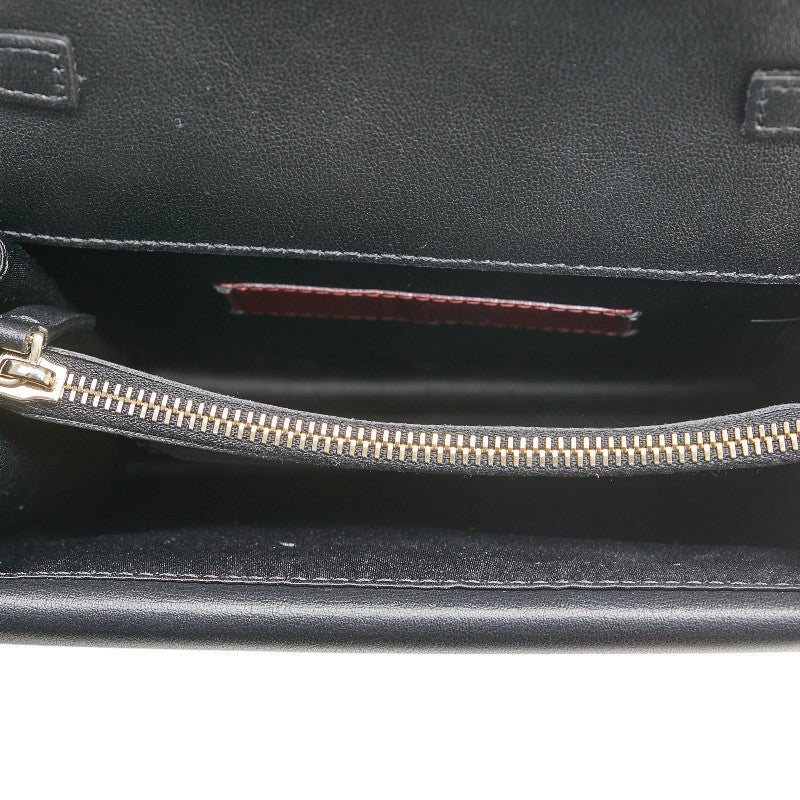 ヴァレンチノ スタッズ ショルダーバッグ ブラック レザー レディース Valentino 【中古】