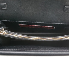 ヴァレンチノ スタッズ ショルダーバッグ ブラック レザー レディース Valentino 【中古】