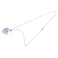 ティファニー ノーツ ダブルハート ネックレス SV925 シルバー レディース TIFFANY&Co. 【中古】
