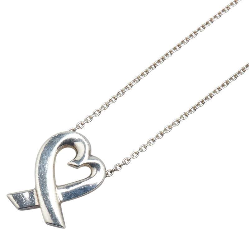 ティファニー ラビングハート ネックレス SV925 シルバー レディース TIFFANY&Co. 【中古】