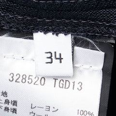 バレンシアガ チュニック サイズ：34 ブラック ネイビー レーヨン レディース BALENCIAGA 【中古】