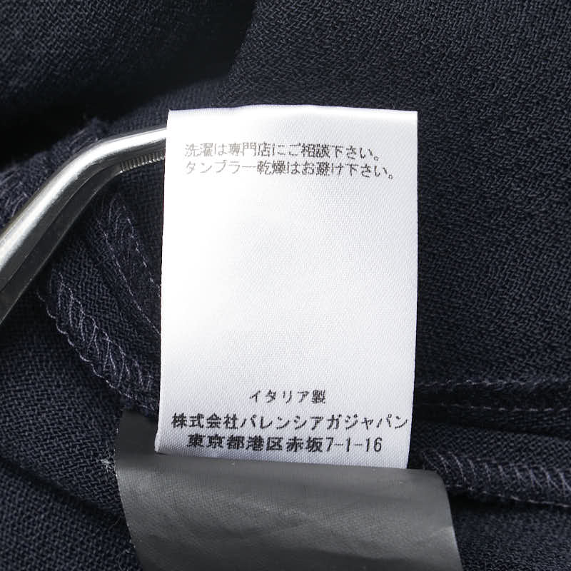 バレンシアガ チュニック サイズ：34 ブラック ネイビー レーヨン レディース BALENCIAGA 【中古】