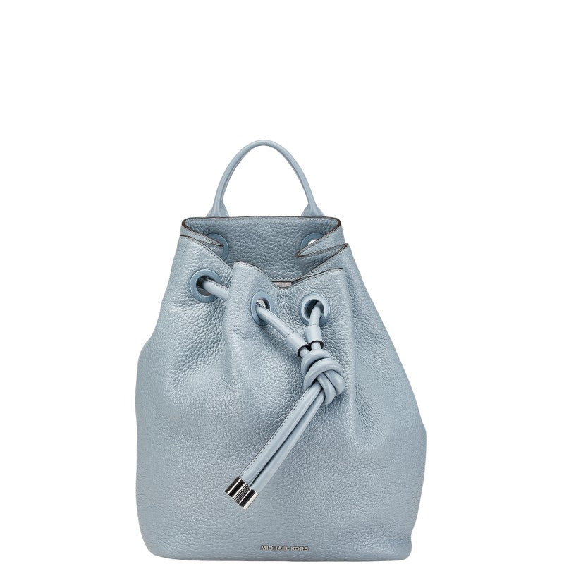 マイケルコース リュック バックパック ライトブルー レザー レディース Michael Kors 【中古】