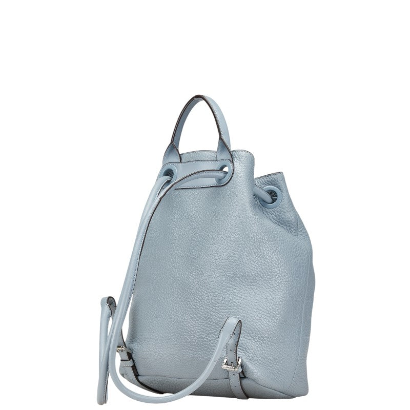 マイケルコース リュック バックパック ライトブルー レザー レディース Michael Kors 【中古】