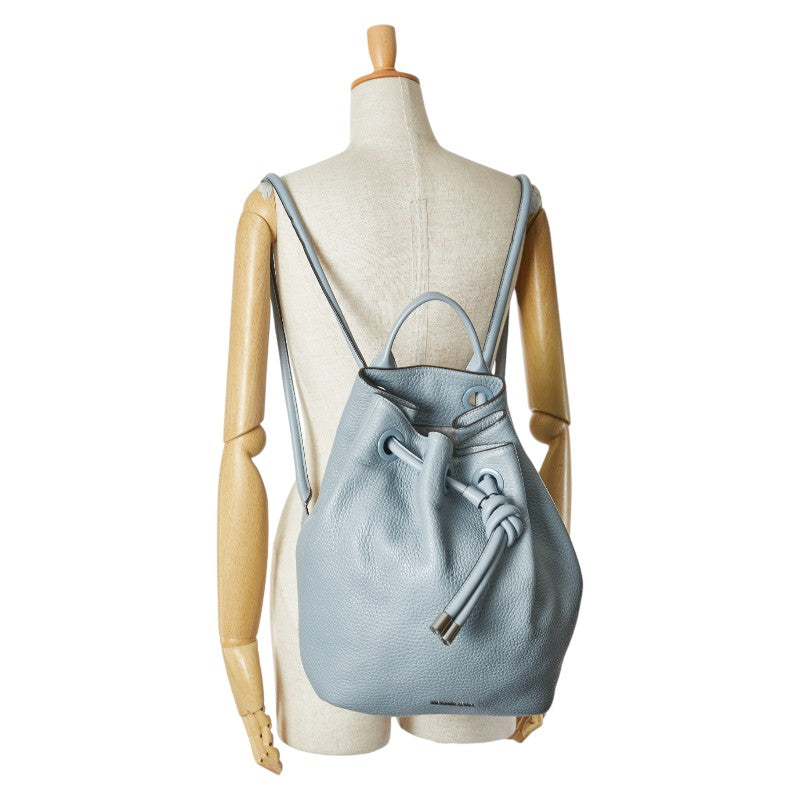 マイケルコース リュック バックパック ライトブルー レザー レディース Michael Kors 【中古】