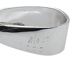 K14WG ホワイトゴールド 黒蝶真珠約10.2mm ダイヤ0.02ct ペンダントトップ レディース 【中古】