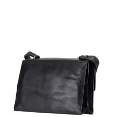 グッチ ズゥミ ショルダーバッグ 576388 ブラック レザー レディース GUCCI 【中古】
