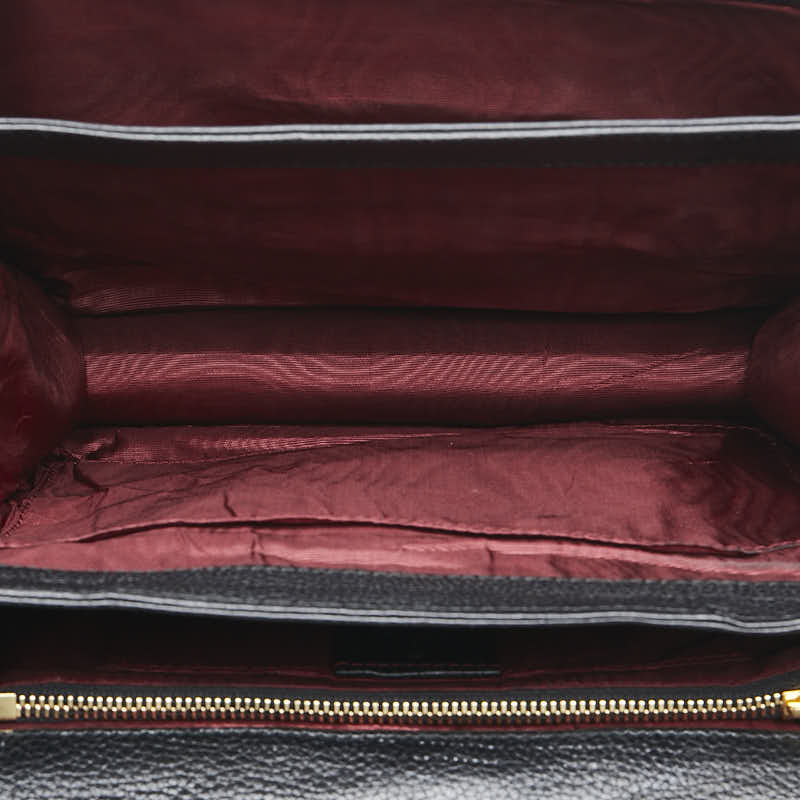 グッチ ズゥミ ショルダーバッグ 576388 ブラック レザー レディース GUCCI 【中古】