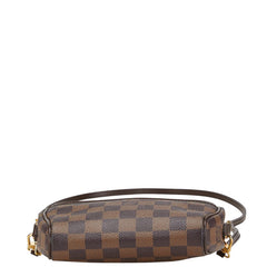 ルイ ヴィトン ダミエ ポシェット イパネマ ショルダーバッグ ポーチ 2WAY N51296 ブラウン PVC レザー レディース LOUIS VUITTON 【中古】