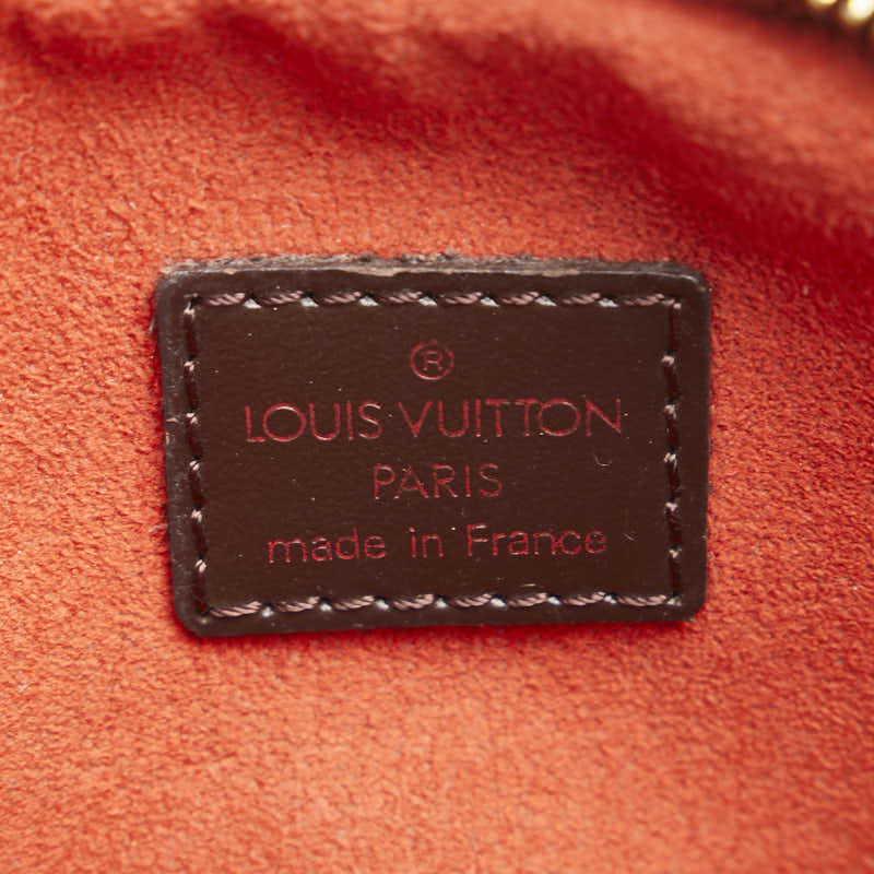ルイ ヴィトン ダミエ ポシェット イパネマ ショルダーバッグ ポーチ 2WAY N51296 ブラウン PVC レザー レディース LOUIS VUITTON 【中古】
