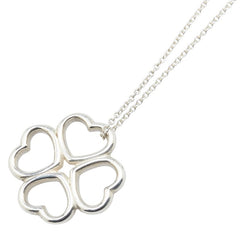 ティファニー 四葉のクローバー モチーフ ネックレス SV925 シルバー レディース TIFFANY&Co. 【中古】
