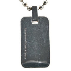 ティファニー アトラス プレート ボールチェーン ネックレス SV925 シルバー レディース TIFFANY&Co. 【中古】