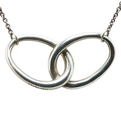 ティファニー ペレッティ ダブルループ ネックレス スターリングシルバー レディース TIFFANY&Co. 【中古】