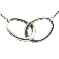 ティファニー ペレッティ ダブルループ ネックレス スターリングシルバー レディース TIFFANY&Co. 【中古】