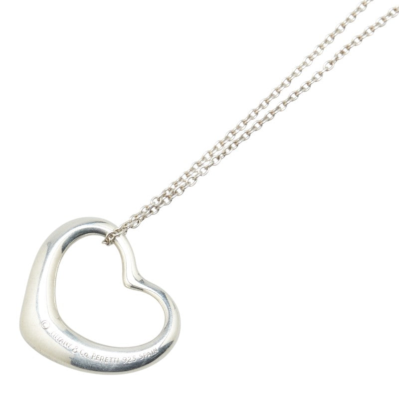 ティファニー オープンハート ネックレス SV925 シルバー レディース TIFFANY&Co. 【中古】