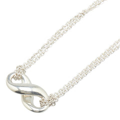 ティファニー インフィニティ ダブルチェーン ネックレス SV925 シルバー レディース TIFFANY&Co. 【中古】
