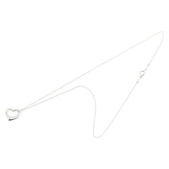 ティファニー オープンハート ネックレス SV925 シルバー レディース TIFFANY&Co. 【中古】