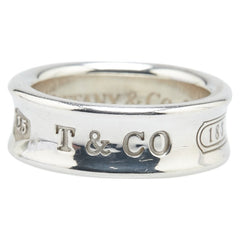 ティファニー 1837 ナロー リング 指輪 SV925 シルバー レディース TIFFANY&Co. 【中古】