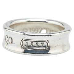 ティファニー 1837 ナロー リング 指輪 SV925 シルバー レディース TIFFANY&Co. 【中古】