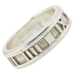 ティファニー アトラス リング 指輪 シルバー SV925 シルバー レディース TIFFANY&Co. 【中古】