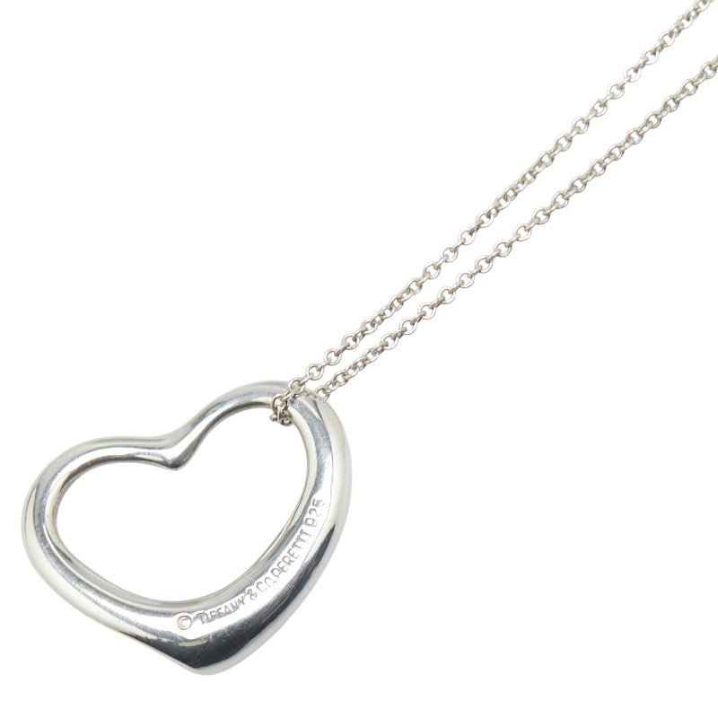 ティファニー オープンハート ネックレス SV925 シルバー レディース TIFFANY&Co. 【中古】