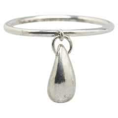 ティファニー エルサペレッティ ティアドロップ 雫 リング 指輪 SV925 シルバー レディース TIFFANY&Co. 【中古】