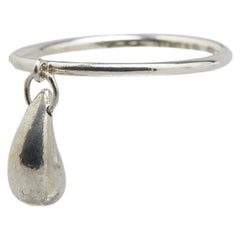 ティファニー エルサペレッティ ティアドロップ 雫 リング 指輪 SV925 シルバー レディース TIFFANY&Co. 【中古】