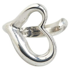 ティファニー ペレッティ オープンハート リング 指輪 SV925 シルバー レディース TIFFANY&Co. 【中古】