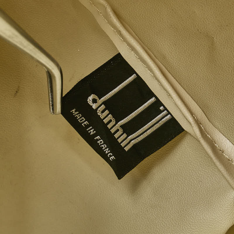 ダンヒル ロゴ ハンドバッグ ボストンバッグ ブラウン ナイロン キャンバス レディース Dunhill 【中古】