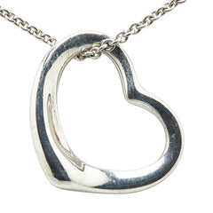 ティファニー ペレッティ オープンハート ネックレス SV925 シルバー レディース TIFFANY&Co. 【中古】