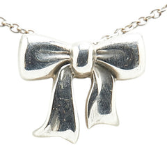 ティファニー リボン ネックレス SV925 シルバー レディース TIFFANY&Co. 【中古】