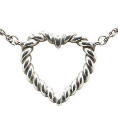 ティファニー ツイストハート ネックレス SV925 シルバー レディース TIFFANY&Co. 【中古】