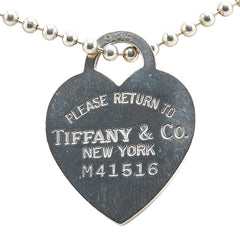 ティファニー リターン トゥ ハート ネックレス SV925 シルバー レディース TIFFANY&Co. 【中古】