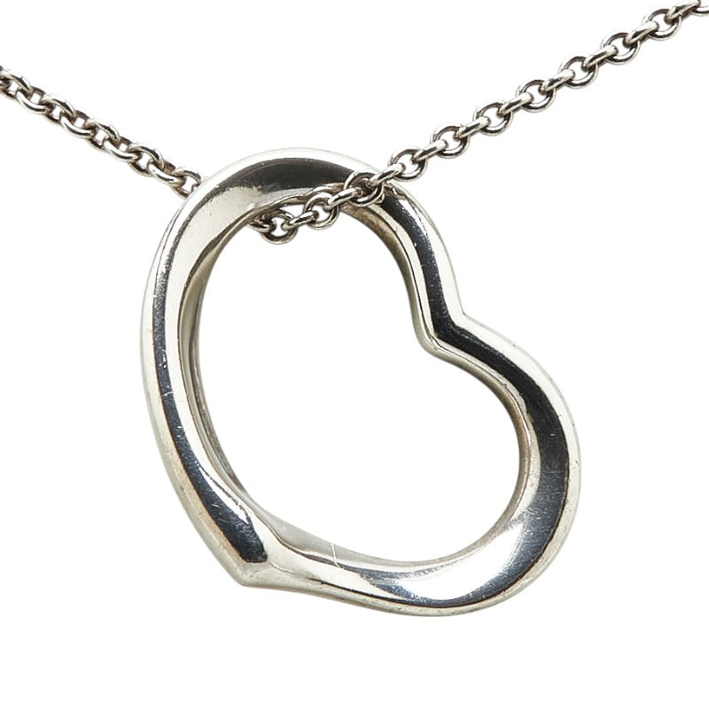 ティファニー オープンハート ネックレス スターリングシルバー レディース TIFFANY&Co. 【中古】