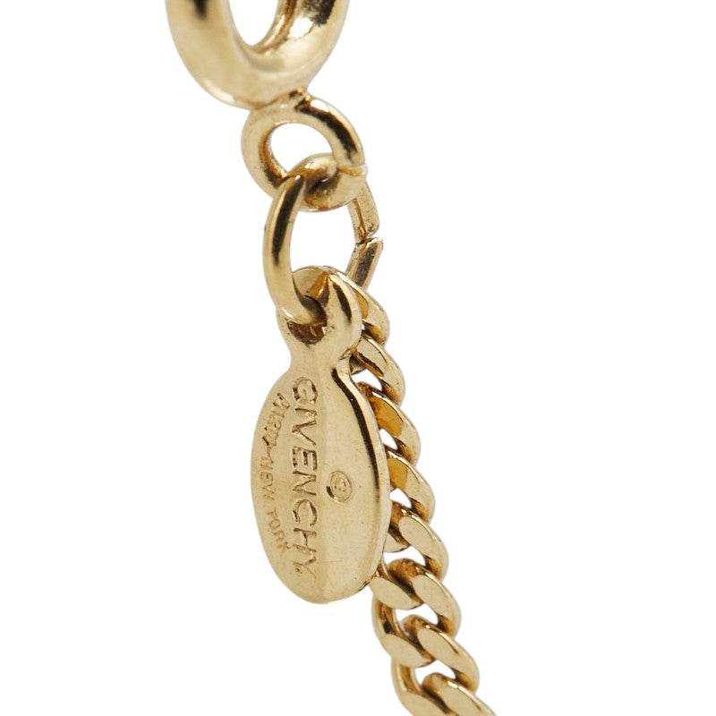 ジバンシー 音符 ト音記号 モチーフ ネックレス ゴールド メッキ レディース Givenchy 【中古】