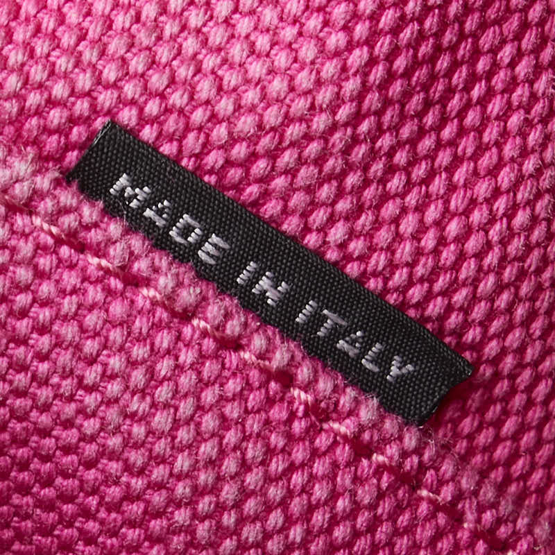 プラダ カナパ 三角ロゴプレート ハンドバッグ ショルダーバッグ 2WAY BN2642 ピンク キャンバス レディース PRADA 【中古】