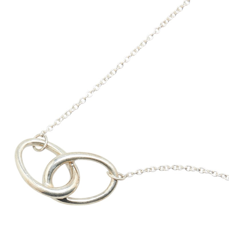 ティファニー ダブルループ ネックレス SV925 シルバー レディース TIFFANY&Co. 【中古】
