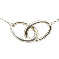 ティファニー ダブルループ ネックレス SV925 シルバー レディース TIFFANY&Co. 【中古】