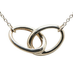 ティファニー ダブルループ ネックレス SV925 シルバー レディース TIFFANY&Co. 【中古】