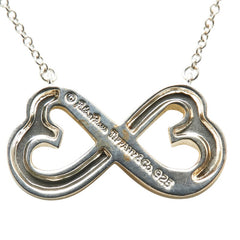 ティファニー ダブルラビングハート ネックレス SV925 シルバー レディース TIFFANY&Co. 【中古】